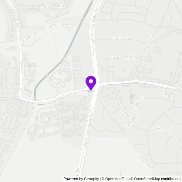 Map of American KO Car wash