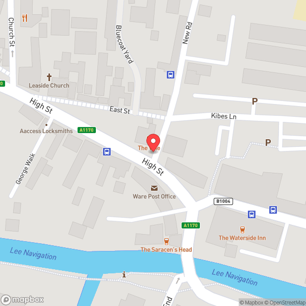 Map of The Snug Ware