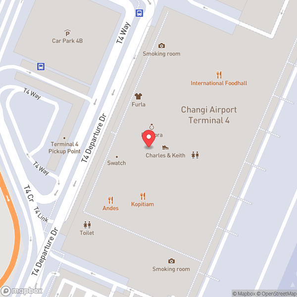 Map of AirAsia Check-In Area