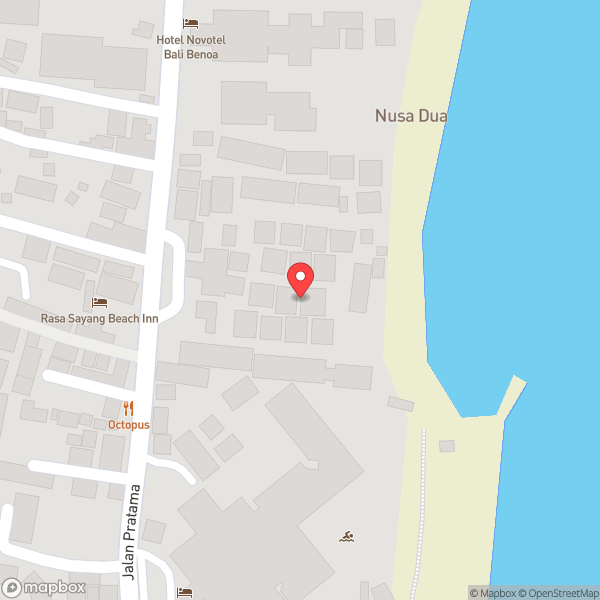Map of The Bali Khama Beach Resort & Spa