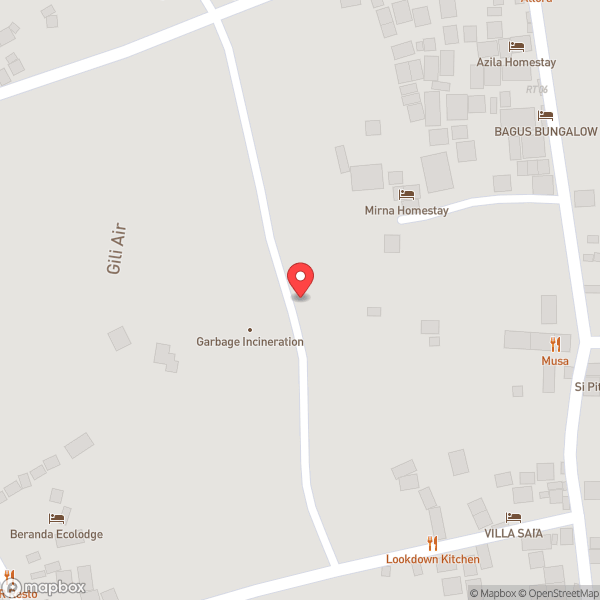 Map of Gili Air