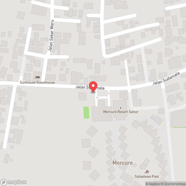 Map of Art Cafe Warung