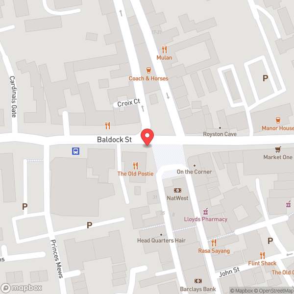 Map of The Old Crown
