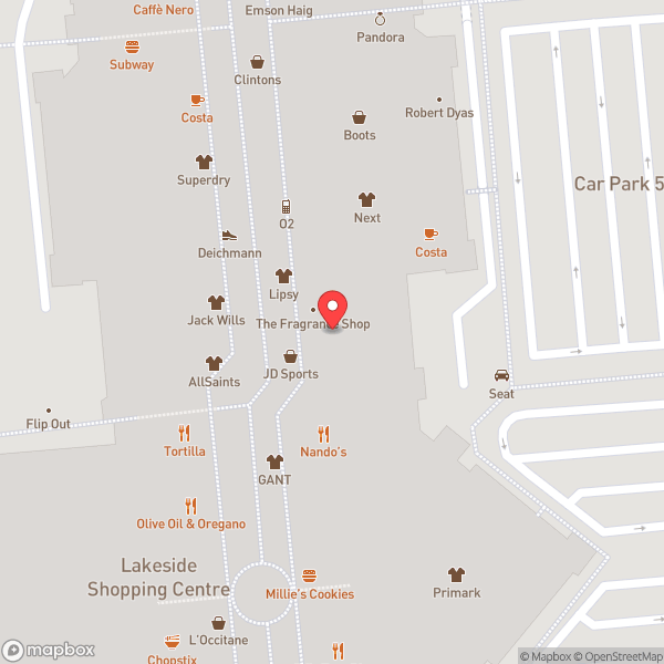 Map of The HMV Shop