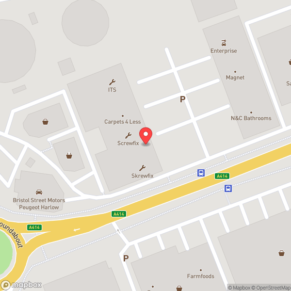 Map of Screwfix