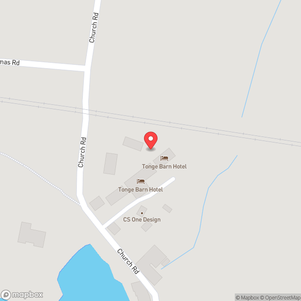 Map of Tonge Barn