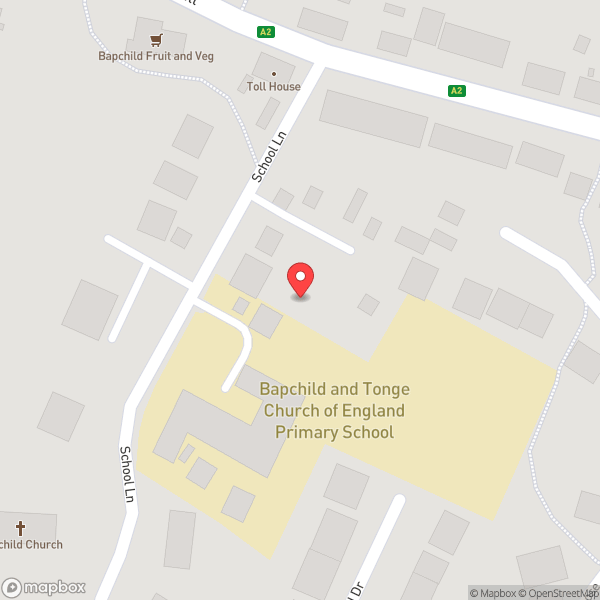 Map of Bapchild Village Hall