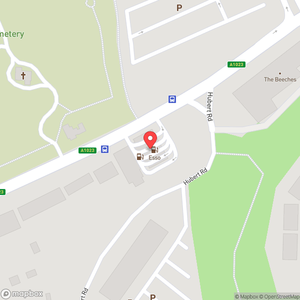 Map of Tesco Esso Express