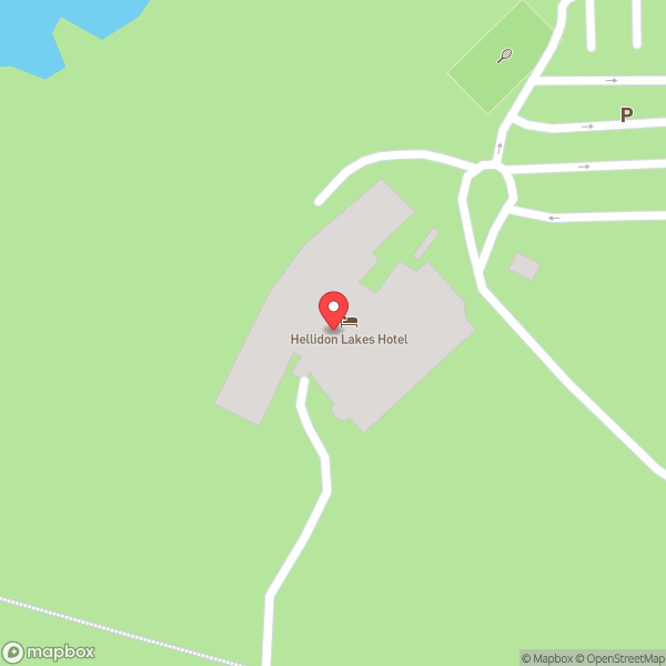 Map of Hellidon Lakes Hotel