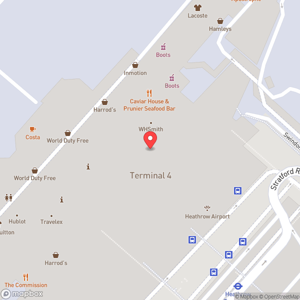 Map of Terminal 4