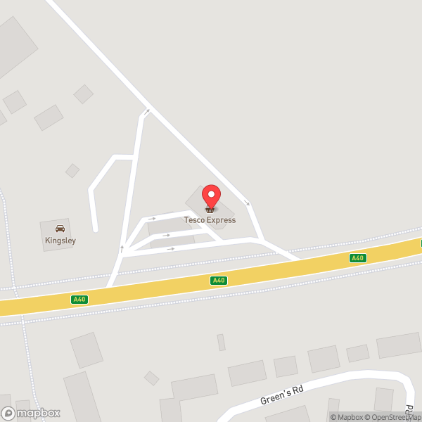 Map of Tesco Esso Express