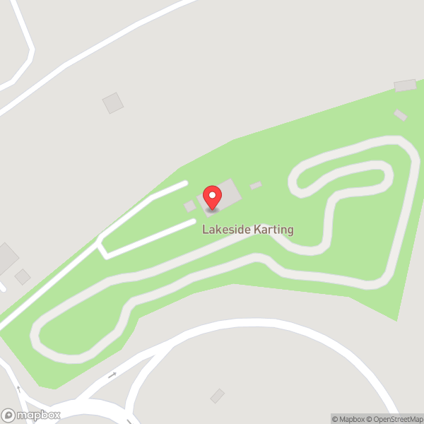 Map of Lakeside Karting