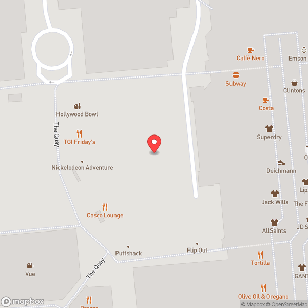 Map of Marks & Spencers Car Park