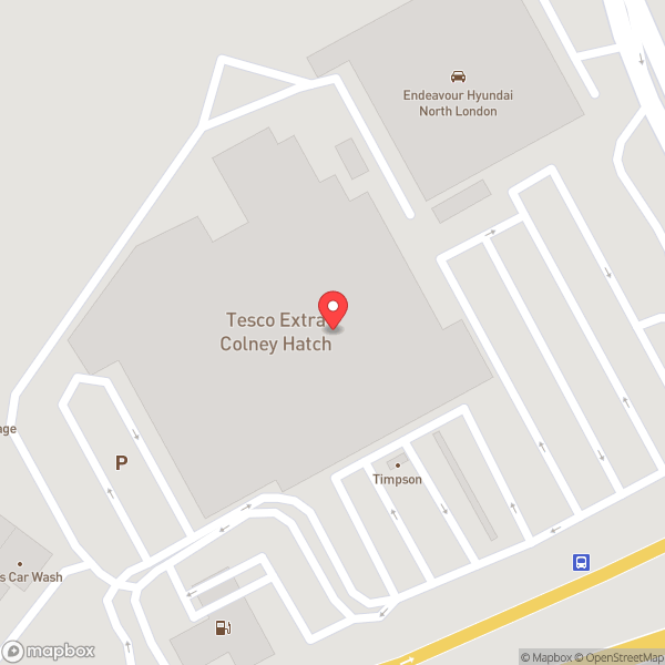 Map of Tesco Extra