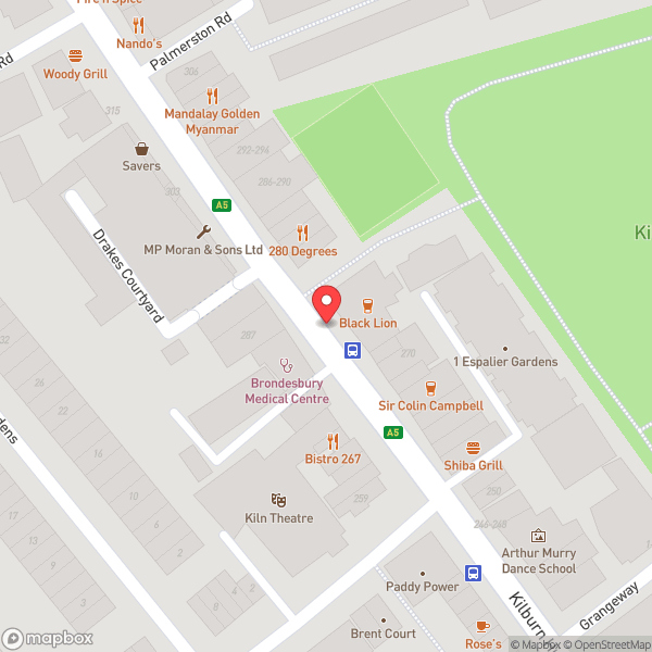 Map of The Black Lion