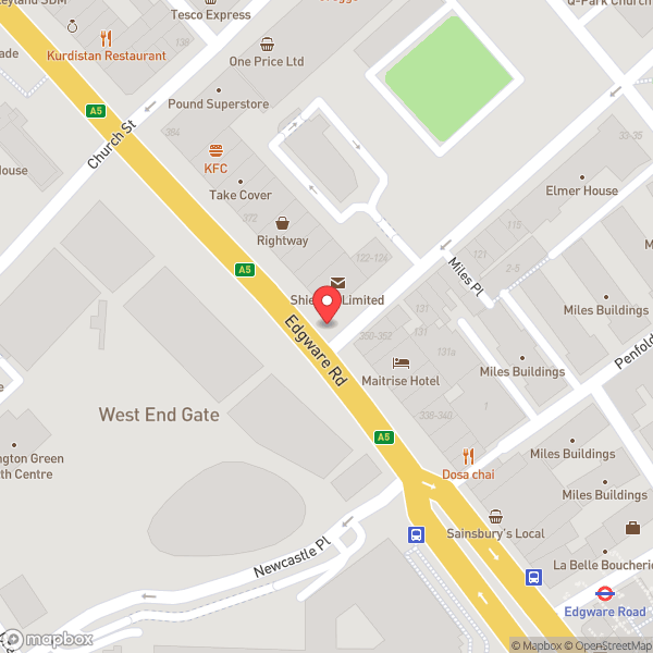 Map of Post Office (Edgware Road)