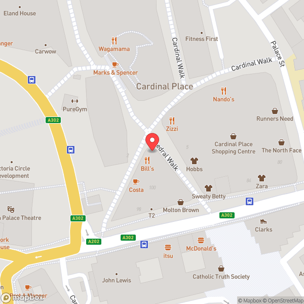 Map of Cardinal Place