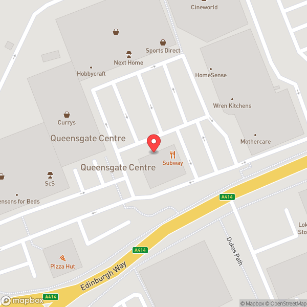 Map of Costa Coffee