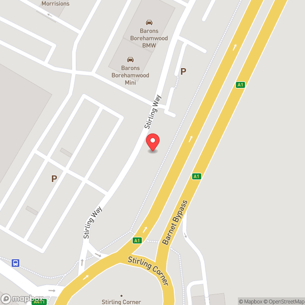 Map of Scotthall Stirling Corner BMW / MINI