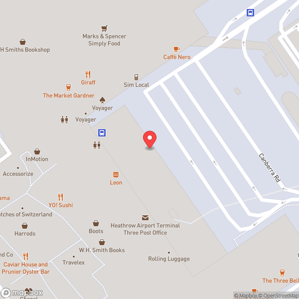 Map of Costa Coffee