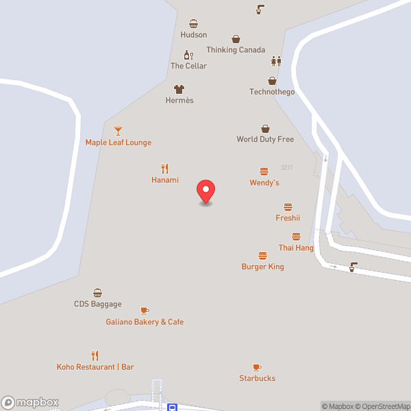 Map of Vancouver International Airport (YVR)