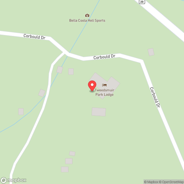 Map of Bella Coola Heli Sports