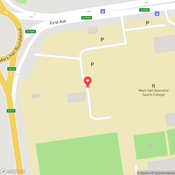 Map of Mark Hall School