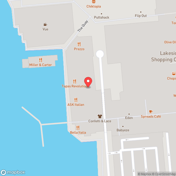 Map of wagamama