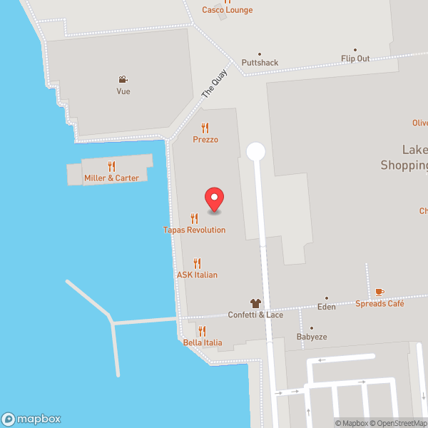 Map of La Tasca