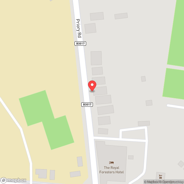 Map of Royal Foresters Beefeater