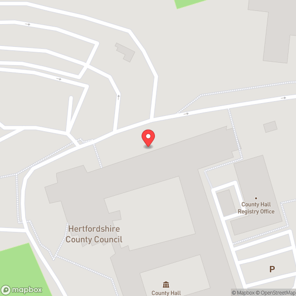 Map of County Hall