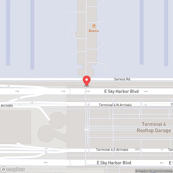 Map of TSA Security Checkpoint A