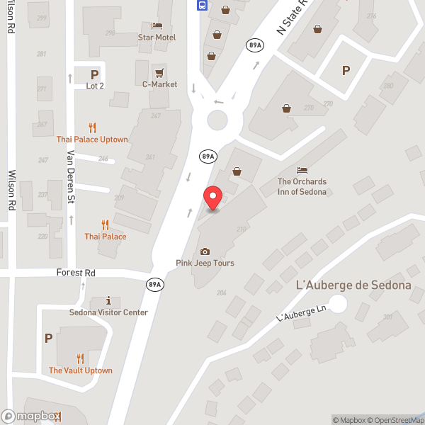 Map of Pink Jeep Tours - Sedona