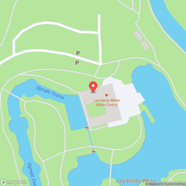 Map of Lee Valley White Water Centre