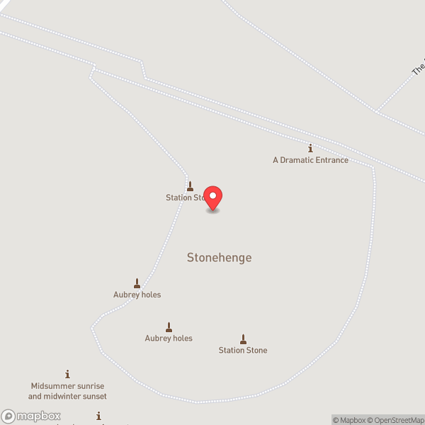 Map of Stonehenge