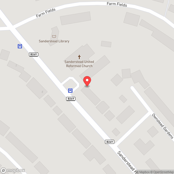 Map of Sanderstead United Reformed Church