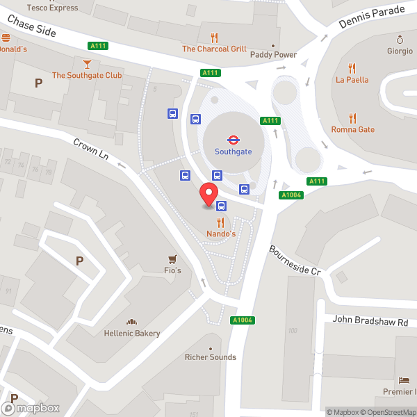 Map of Amaretto