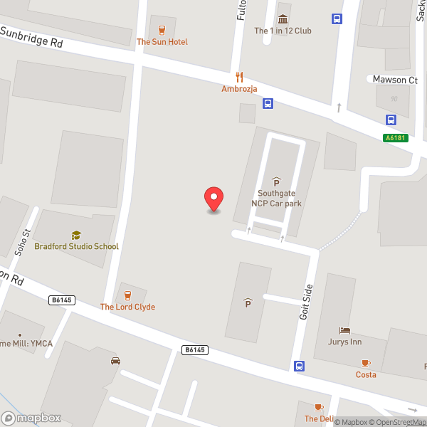 Map of Bradford