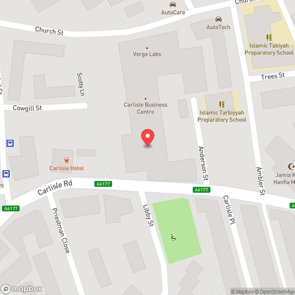 Map of Carlisle Business Centre