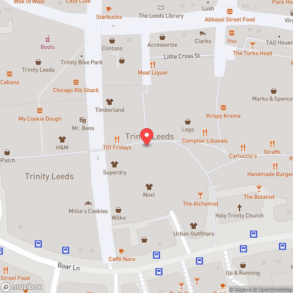 Map of Costa Coffee