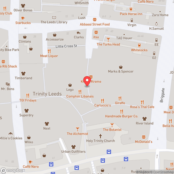 Map of Apple Trinity Leeds
