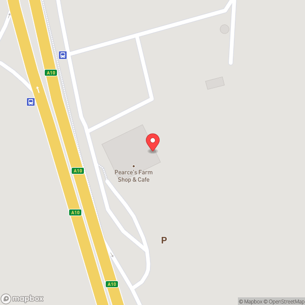 Map of Pearce’s Farmshop & Café