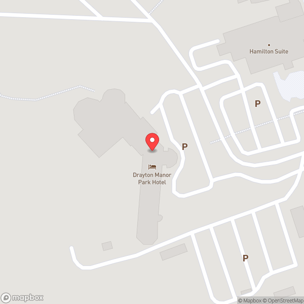 Map of Drayton Manor Hotel