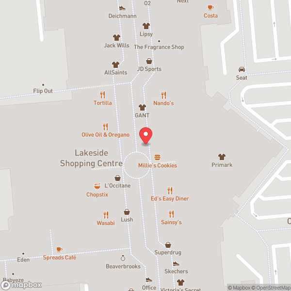 Map of PizzaExpress