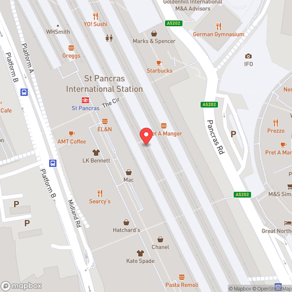 Map of Platform 7