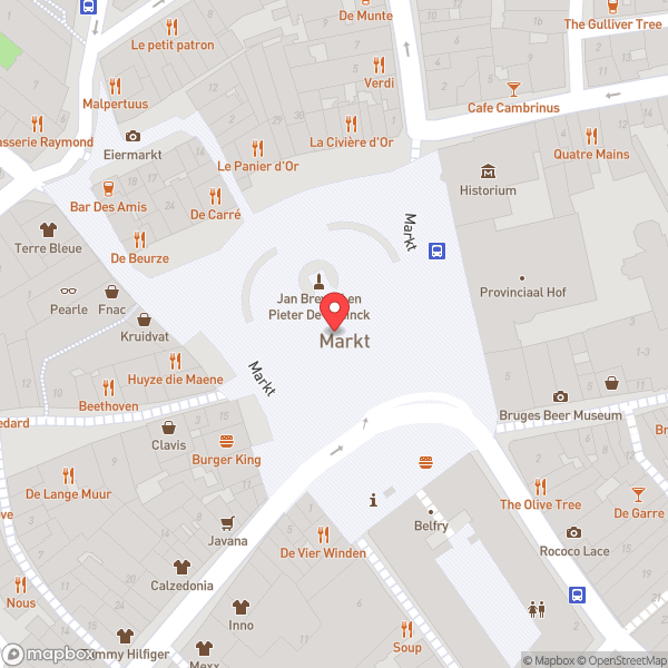 Map of Market Square (Markt)