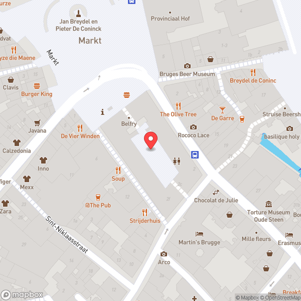 Map of Belfry (Belfort (Halletoren))