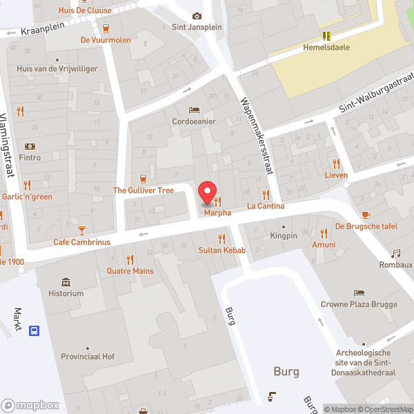 Map of Bierbrasserie Cambrinus