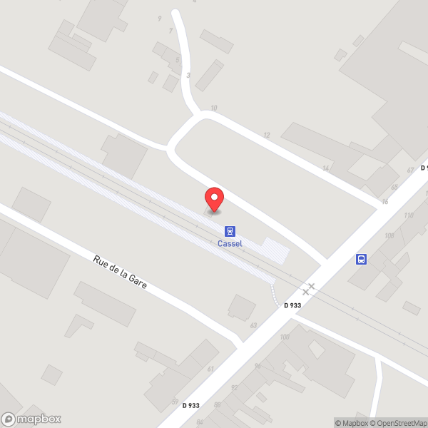 Map of Gare SNCF de Cassel