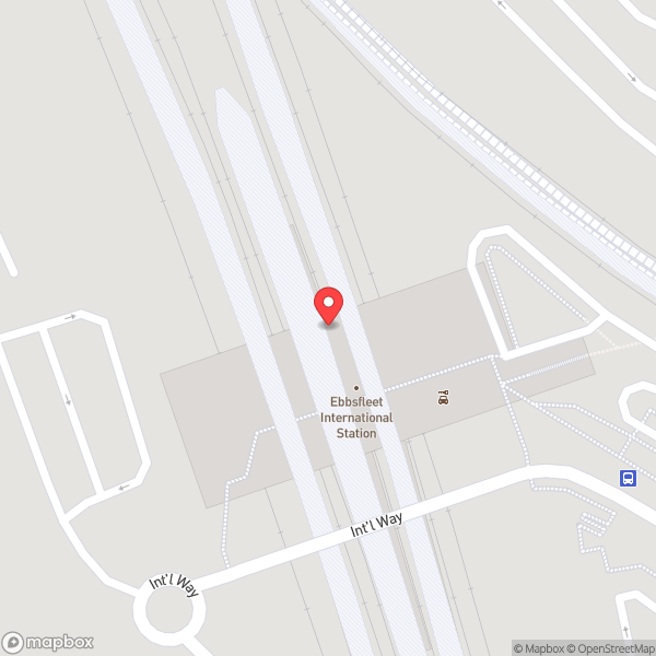 Map of Ebbsfleet International Station (EBD)